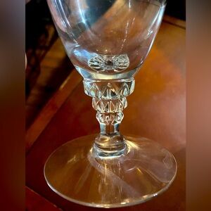 Vintage Tiffin Crystal Set of 5 Ice Tea Glasses